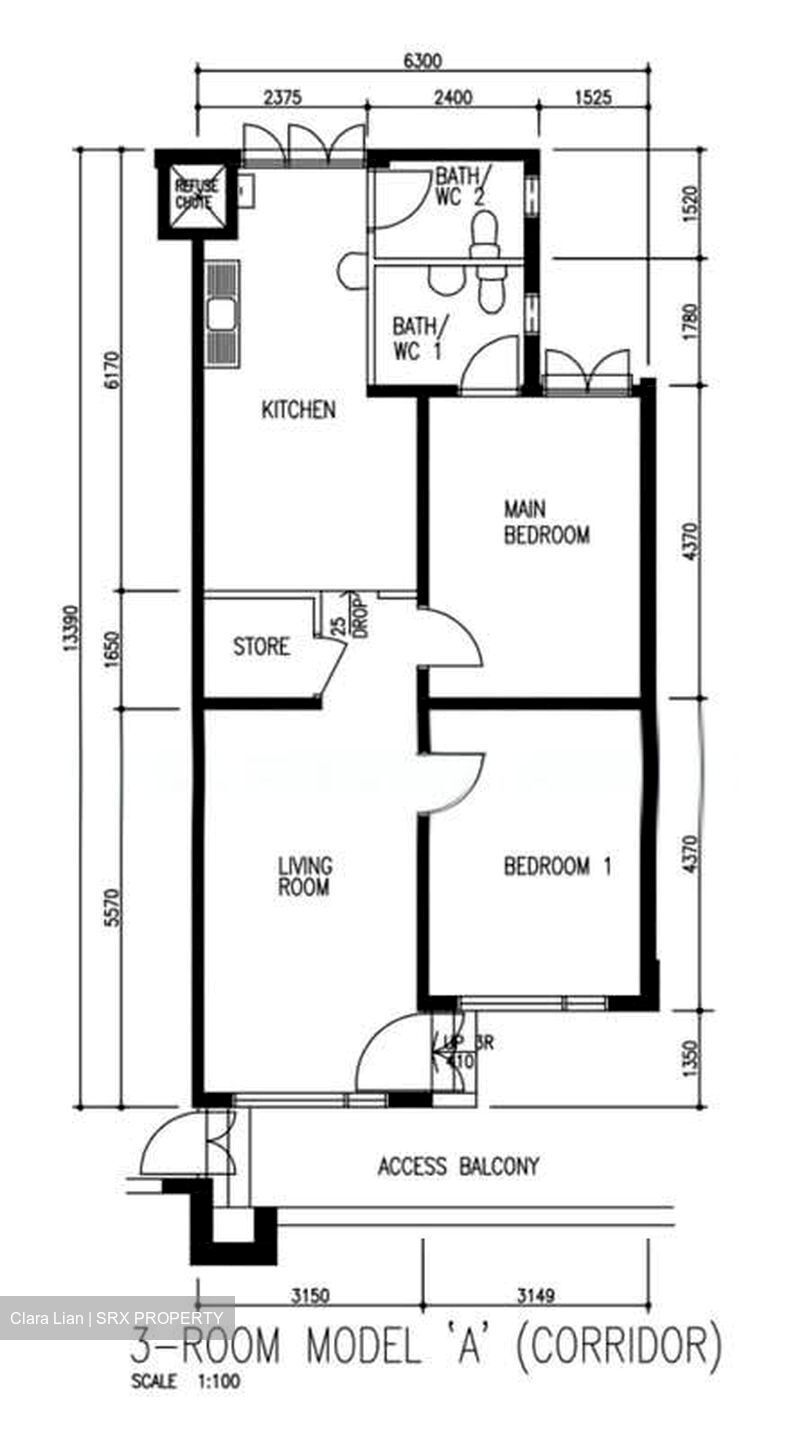 Blk 829 Yishun Street 81 (Yishun), HDB 3 Rooms #560069451
